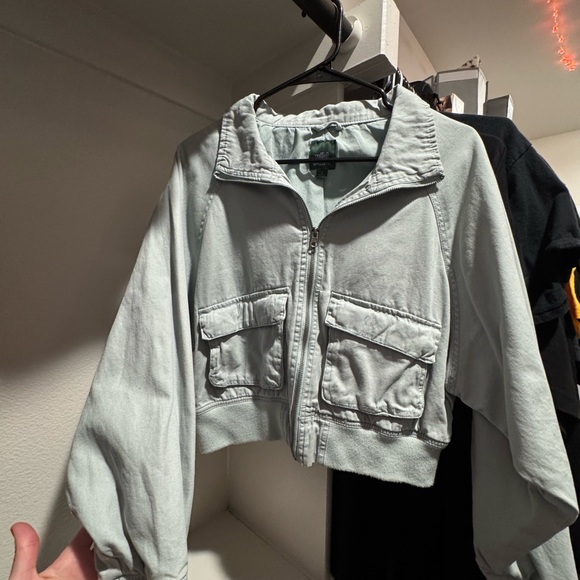 Light blue Utility Jacket - Picture 6 of 7